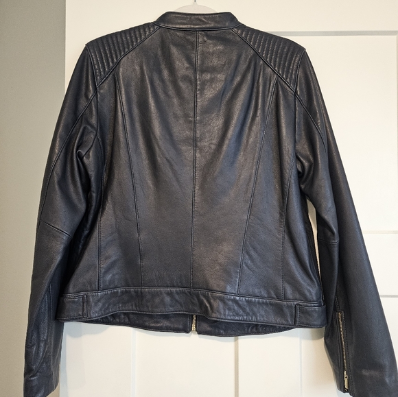 REAL LEATHER JACKET- Cole Haan - Picture 3 of 5